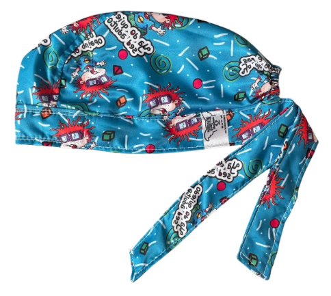 Gorro Medico Quirúrgico - Rugrats - Azul