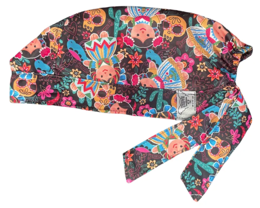 Gorro Medico Quirúrgico - Muñeca Mexicana Lele - Negro