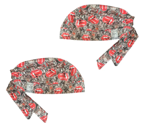 Gorro Medico Quirúrgico - Musica - The Rolling Stones - Marrón