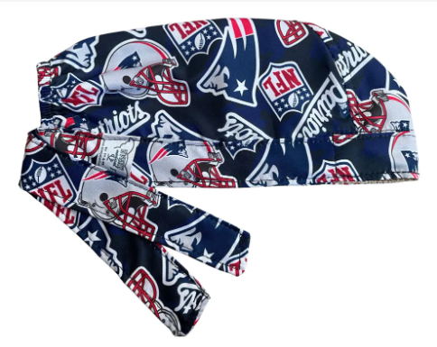 Gorro Quirúrgico Medico New England Patriots Nfl Antifluido