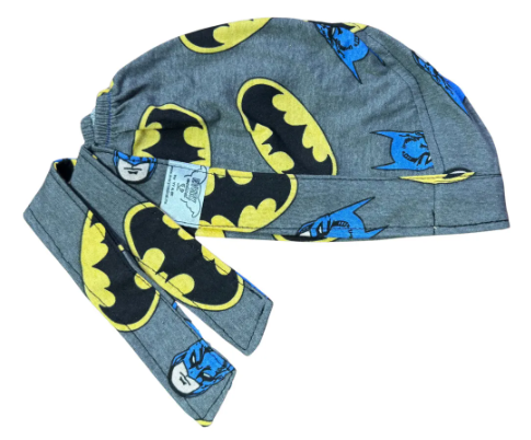 Gorro Medico Quirúrgico - Batman - Gris