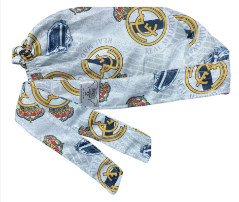 Gorro Medico Quirúrgico -EQUIPO DE FUTBOOL - Real