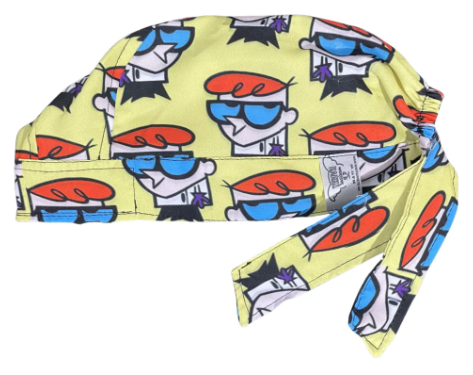 Gorro Medico Quirúrgico - El Laboratorio De Dexter - Amarillo