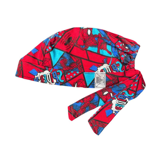 Gorro Quirúrgico - Estampado - Spiderman - Rojo3