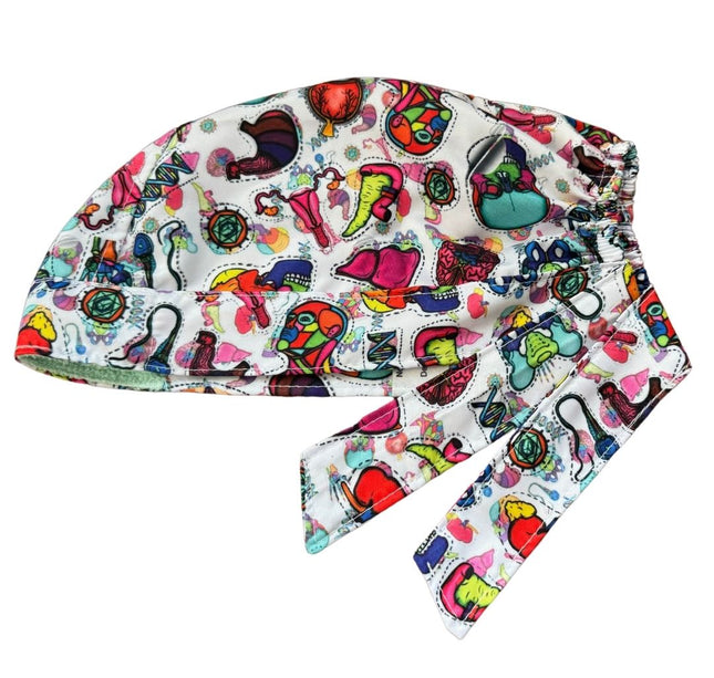 Gorro Medico Quirúrgico - Anatomía Humana - Vesalius - Enfermería