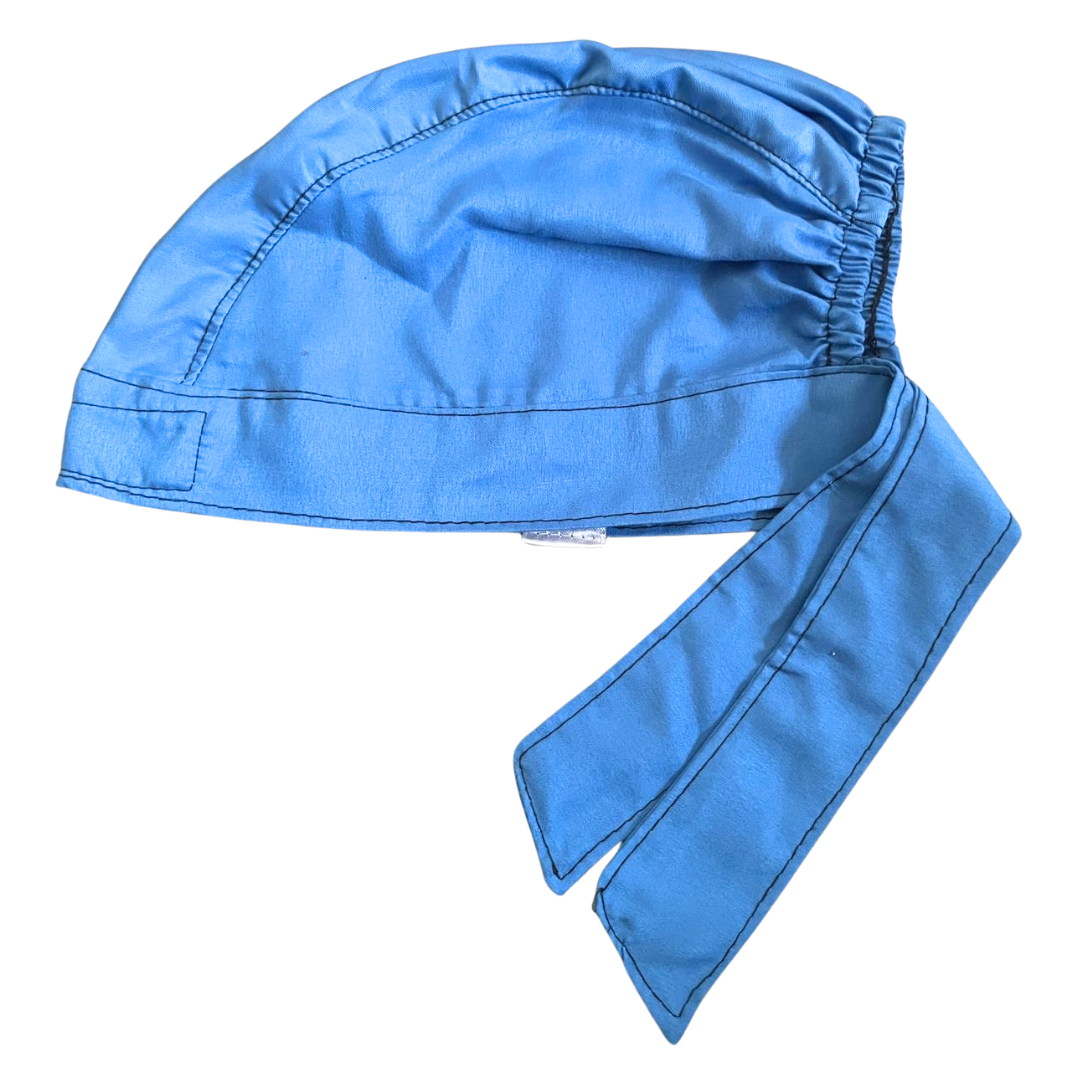 Gorro Medico Quirúrgico Verde Militar, azul turquesa