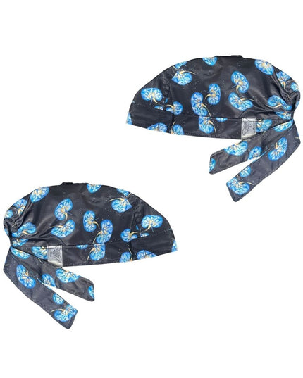 Gorro Medico Quirúrgico - Riñón - Nefrología - Negro 2