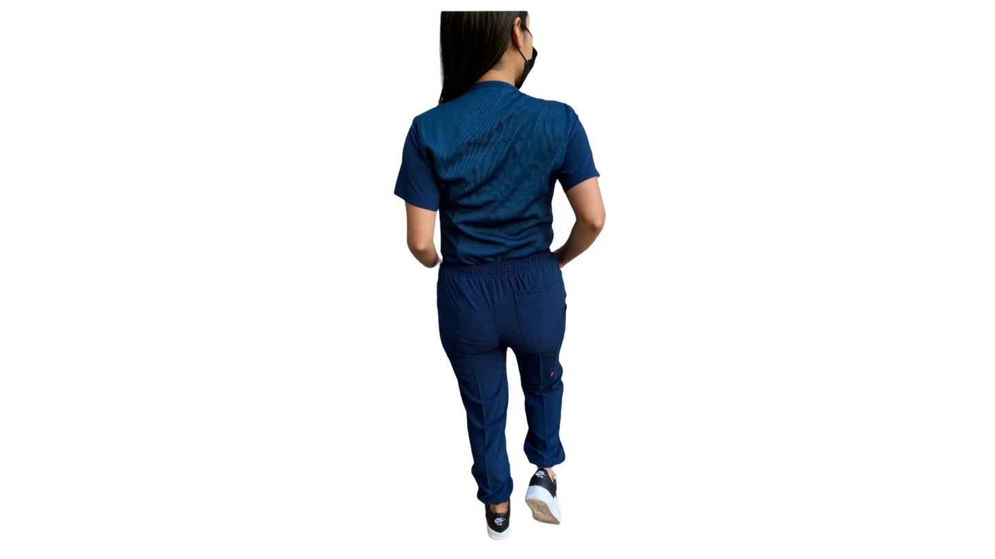 Uniforme Quirúrgico - Mujer - Azul Petroleo - Modelo Puebla