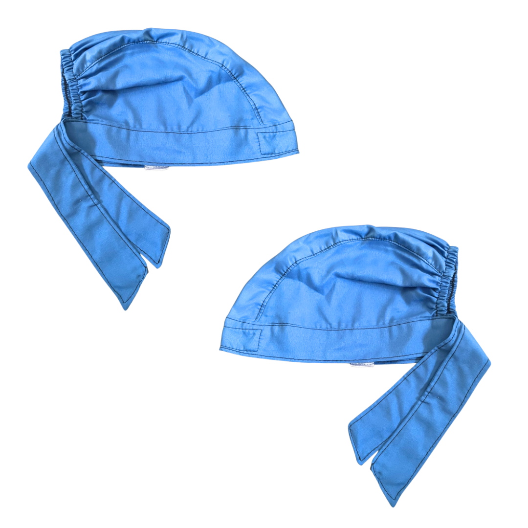 Gorro Medico Quirúrgico Verde Militar, azul turquesa