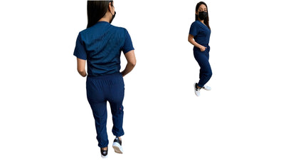 Uniforme Quirúrgico - Mujer - Azul Petroleo - Modelo Puebla