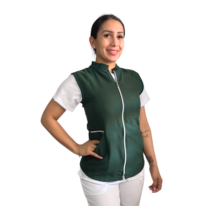 Chaleco Enfermería Clinico Quirurgico Cierre Dama Hospital