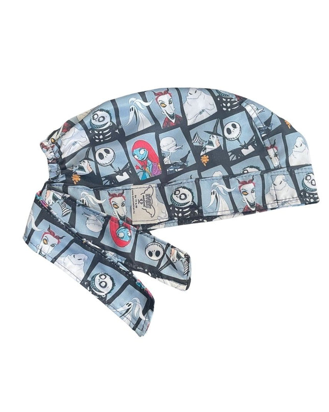 Gorro Quirúrgico - Estampado - El Extraño Mundo De Jack  - Gris