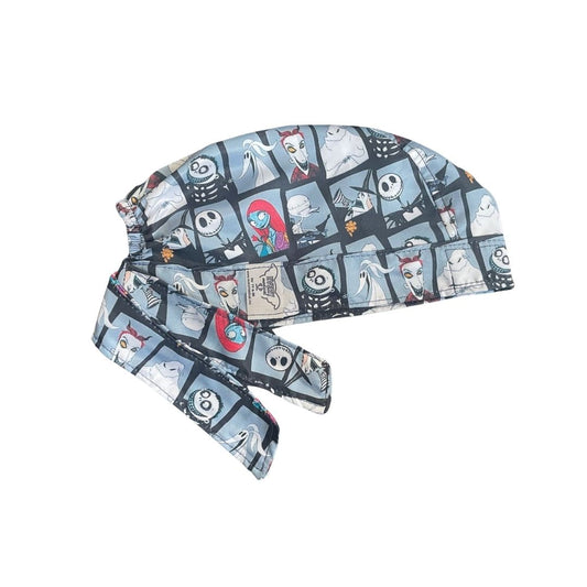 Gorro Quirúrgico - Estampado - El Extraño Mundo De Jack  - Gris