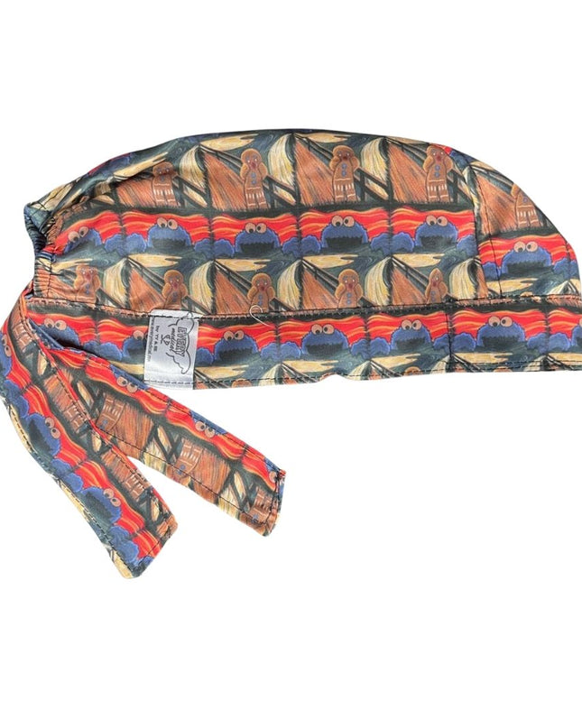 Gorro Medico Quirúrgico - Monstruo Come Galletas - Marrón - El grito