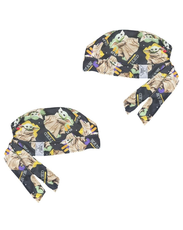 Gorro Medico Quirúrgico - Baby Yoda - Grogu - Mandalorian - Negro