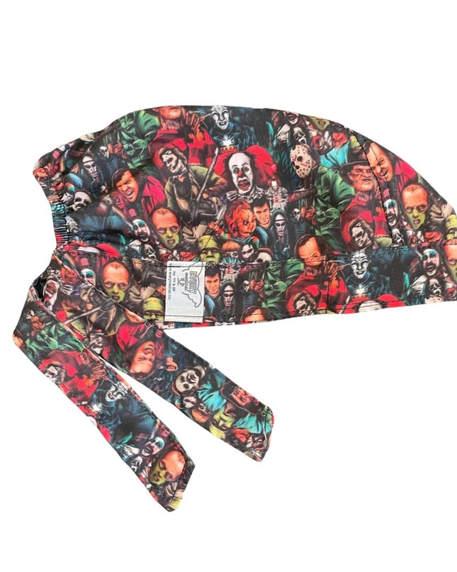 Gorro Quirúrgico -Personajes De Terror - Halloween - Negro 10