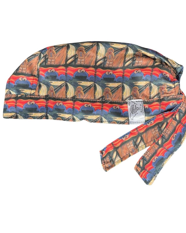 Gorro Medico Quirúrgico - Monstruo Come Galletas - Marrón - El grito