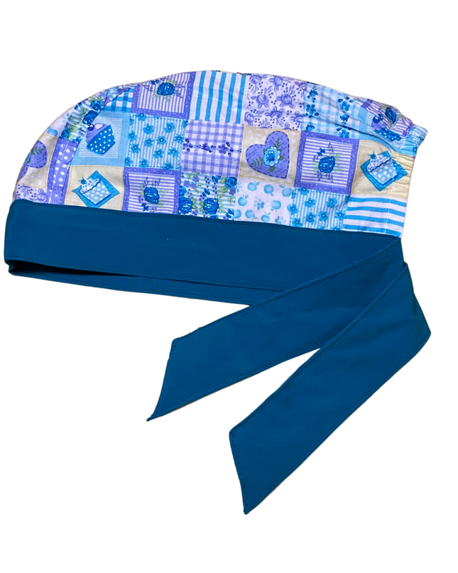 Gorro Medico Quirúrgico Azul Collage - Every Medical -  Dr. Gorrito