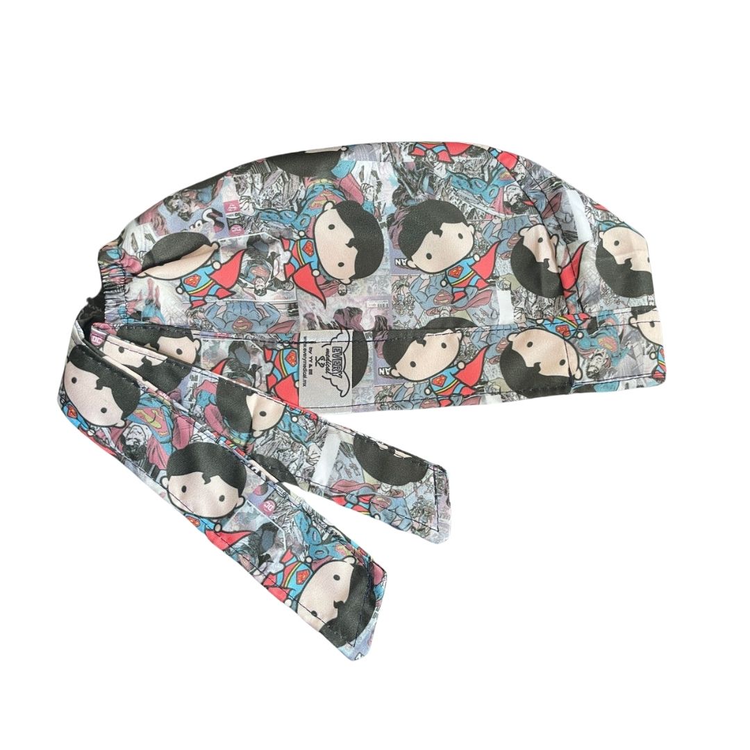 Gorro Quirúrgico - Superman - Gris