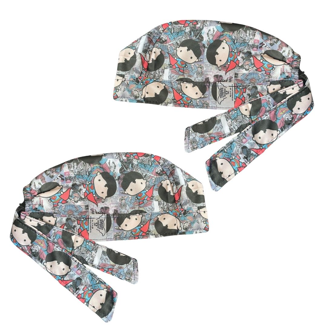 Gorro Quirúrgico - Superman - Gris