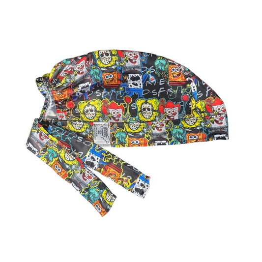 Gorro Medico Quirúrgico - Personajes De Terror - Halloween - Negro 5