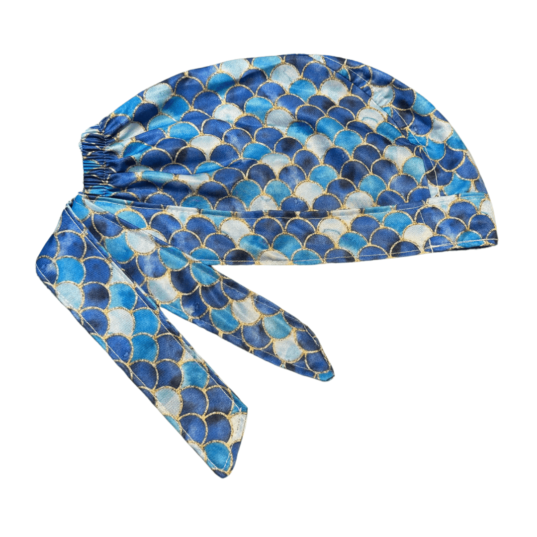 Gorro Medico. Quirúrgico Escamas Sirena Enfermería Hospital