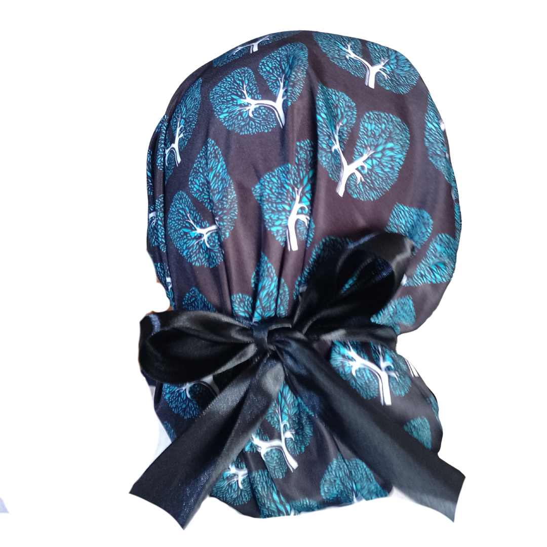 Gorro Quirúrgico Medico Neumologia - NEGRO LISTON