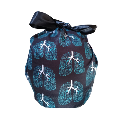 Gorro Quirúrgico Medico Neumologia - NEGRO LISTON