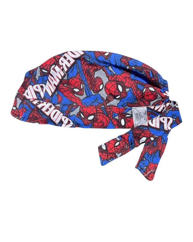 Gorro Medico Quirúrgico - Estampado - Spiderman - Gris 3