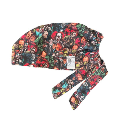 Gorro Quirúrgico -Personajes De Terror - Halloween - Negro 10