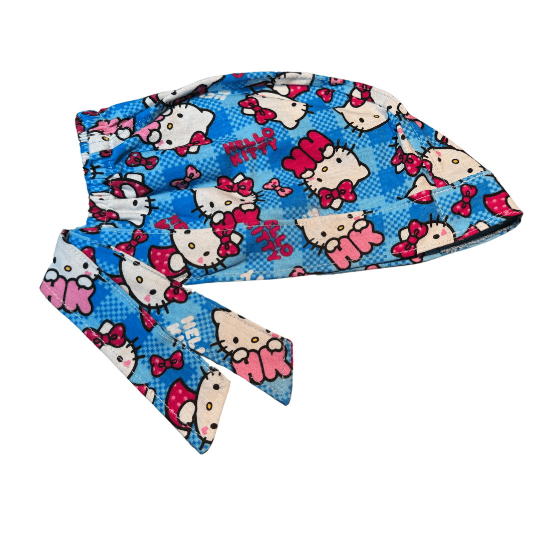 Gorro Medico Quirúrgico Enfer Hello Kitty Azul 2 - Antisudor