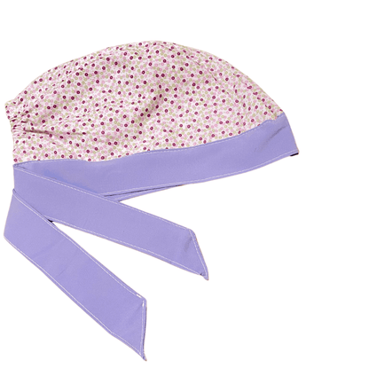 Gorro Medico Quirúrgico Lila Flores Lavanda - Every Medical -  Dr. Gorrito