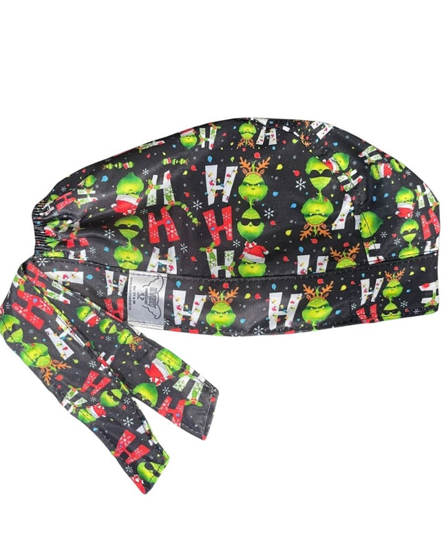 Gorro Medico Quirúrgico - It´s The Grinch - Navidad - Negro