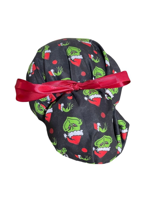 Gorro Quirúrgico Medico - Its The Grinch - Listón - Negro