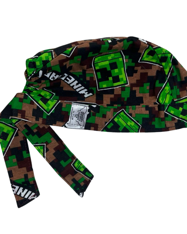 Gorro Medico Quirúrgico Minecraft Videojuego De Construcción
