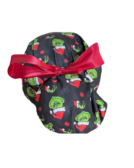 Gorro Quirúrgico Medico - Its The Grinch - Listón - Negro