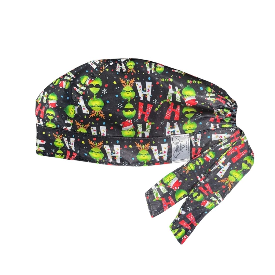 Gorro Medico Quirúrgico - It´s The Grinch - Navidad - Negro