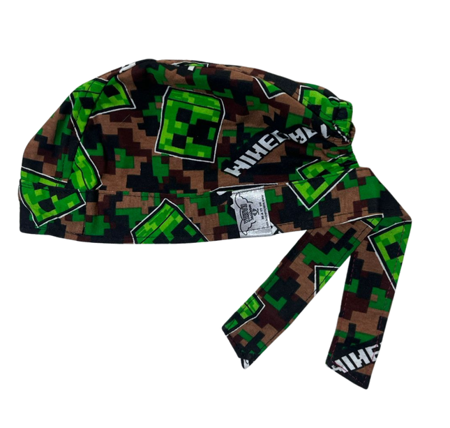 Gorro Medico Quirúrgico Minecraft Videojuego De Construcción