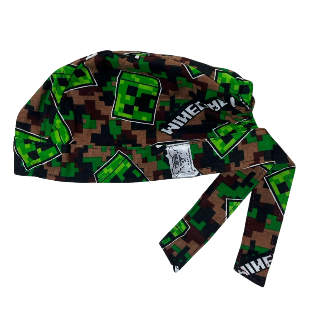 Gorro Medico Quirúrgico Minecraft Videojuego De Construcción