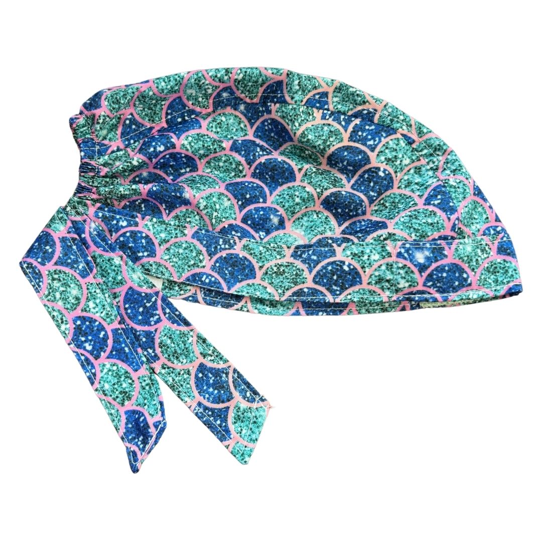 Gorro Quirúrgico - Escamas Sirena - Enfermería - Hospital