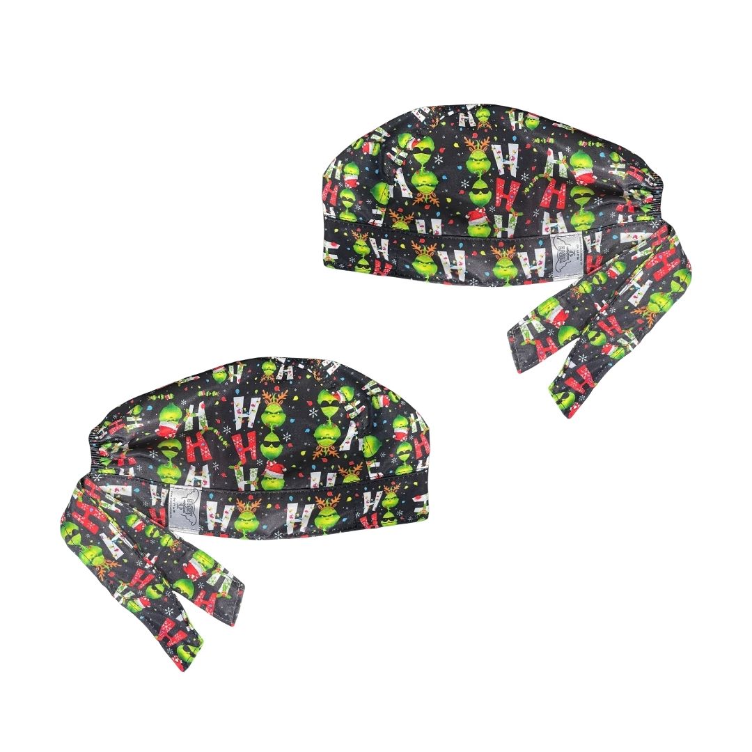 Gorro Medico Quirúrgico - It´s The Grinch - Navidad - Negro