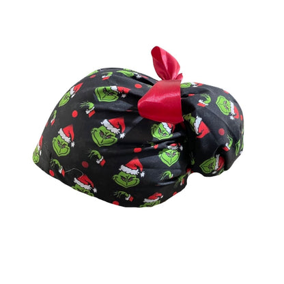 Gorro Quirúrgico Medico - Its The Grinch - Listón - Negro