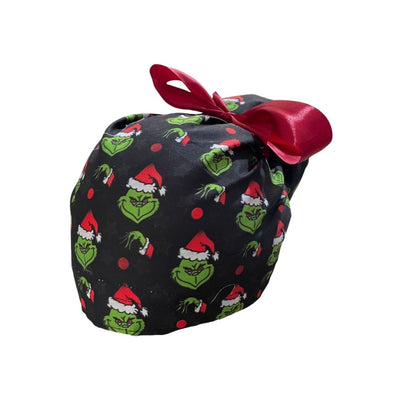 Gorro Quirúrgico Medico - Its The Grinch - Listón - Negro