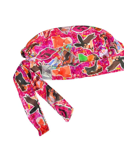 Gorro Medico Quirúrgico - Estampado - Ariana Grande - Rosa