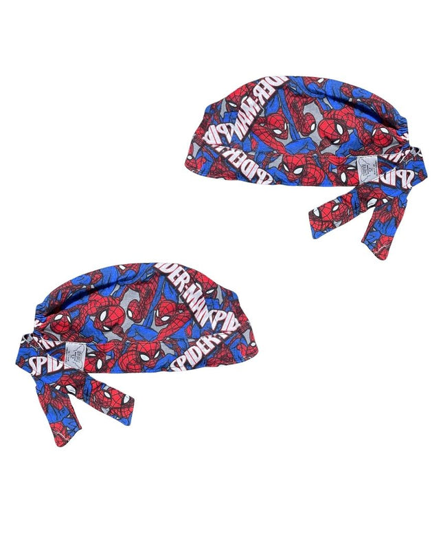 Gorro Medico Quirúrgico - Estampado - Spiderman - Gris 3