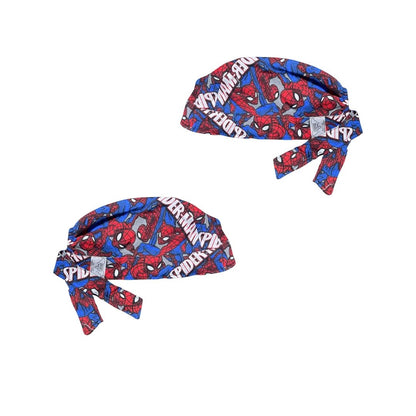 Gorro Medico Quirúrgico - Estampado - Spiderman - Gris 3