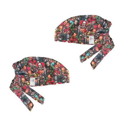 Gorro Quirúrgico -Personajes De Terror - Halloween - Negro 10