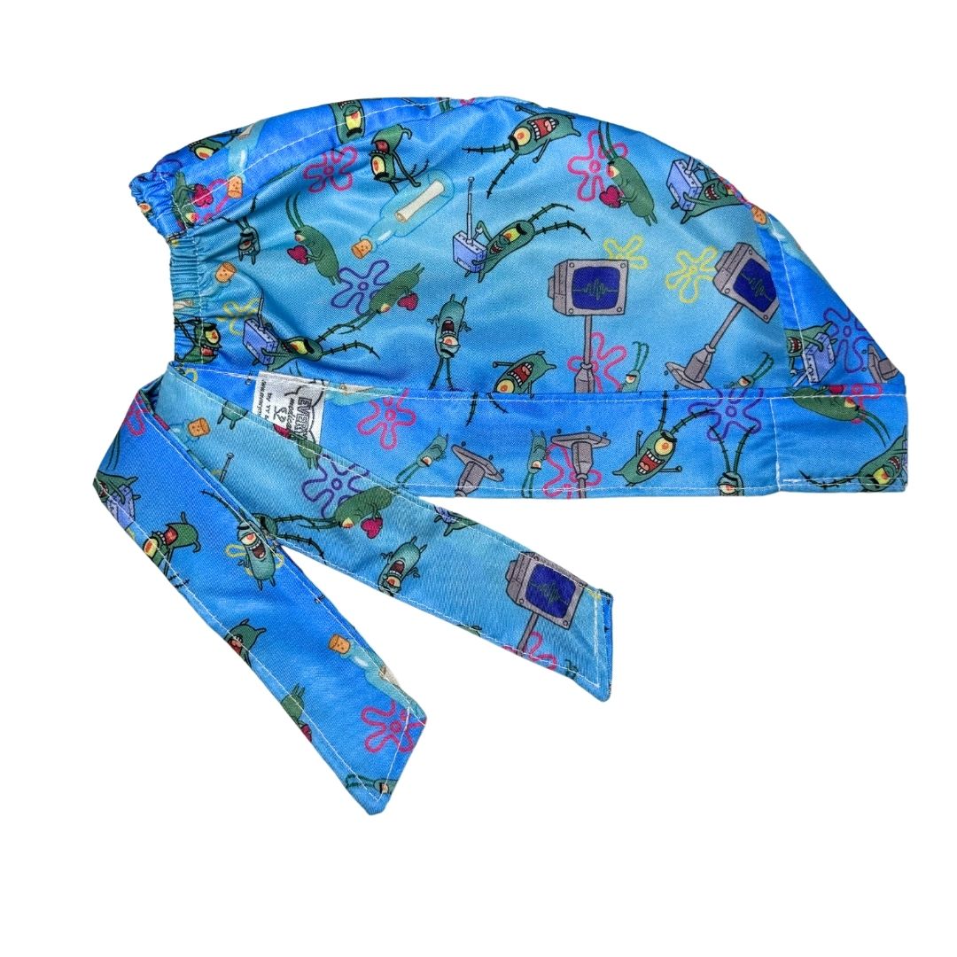 Gorro Medico Quirúrgico - Bob Esponja - Plankton - Every Medical -  Dr. Gorrito
