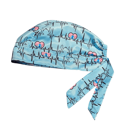 Gorro Medico Quirúrgico Stitch Ekg Antifluidos - Antisudor
