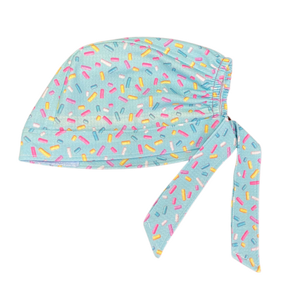 Gorro Medico Quirúrgico Chispas Reposteri - Antisudor, Cheff AZUL CLARO